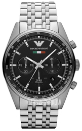 Emporio Armani Czarny/Stal Ø46 mm AR5983