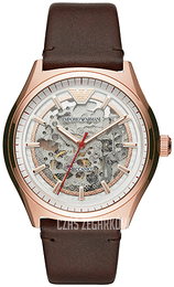 Emporio Armani Dress Biały/Skóra Ø43 mm AR60005