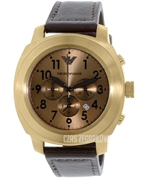 Emporio Armani Sportivo Brązowy/Skóra AR6062