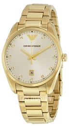 Emporio Armani Classic Srebrny/Stal w odcieniu złota Ø36 mm AR6064