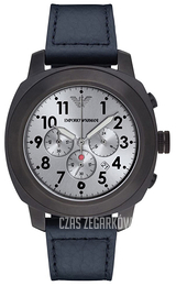 Emporio Armani Sportivo Srebrny/Skóra Ø46 mm AR6086