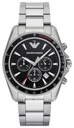 Emporio Armani Sportivo Czarny/Stal Ø44 mm AR6098