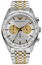 Emporio Armani Sportivo Srebrny/Stal w odcieniu złota Ø43 mm AR6116