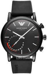 Emporio Armani Connected Czarny/Guma Ø43 mm ART3010
