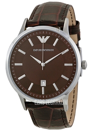 Emporio Armani Dress Brązowy/Skóra Ø43 mm AR2413