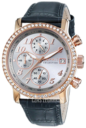 Esprit Collection Srebrny/Skóra Ø38 mm EL190322010