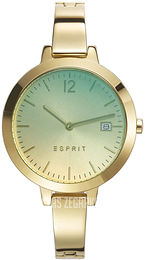 Esprit Zielony/Stal w odcieniu złota Ø34 mm ES107242008