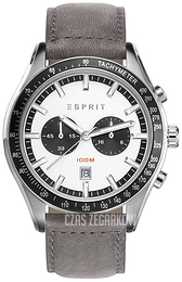 Esprit Sport Srebrny/Skóra Ø45 mm ES108241001