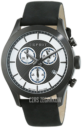Esprit Sport Srebrny/Skóra Ø43 mm ES108411002