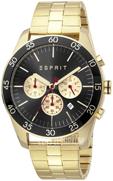 Esprit Jordan Czarny/Stal w odcieniu złota Ø44 mm ES1G204M0095