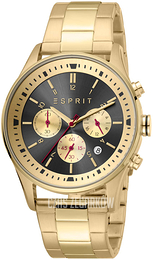 Esprit Czarny/Stal w odcieniu złota Ø42 mm ES1G209M0095