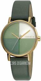 Esprit Wielokolorowy/Skóra Ø34 mm ES1L075L0035