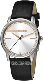 Esprit Srebrny/Skóra Ø34 mm ES1L082L0015
