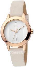 Esprit Biały/Skóra Ø32 mm ES1L105L0255
