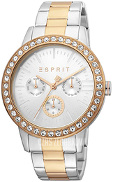 Esprit Srebrny/Stal w kolorze różowego złota Ø40 mm ES1L138M0105