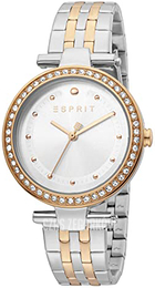 Esprit Fine Srebrny/Stal w odcieniu złota Ø34 mm ES1L153M0105