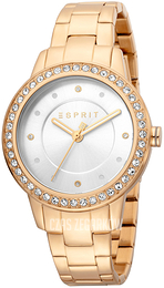 Esprit Srebrny/Stal w kolorze różowego złota Ø36 mm ES1L163M0115