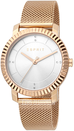 Esprit Srebrny/Stal w kolorze różowego złota Ø36 mm ES1L184M0035