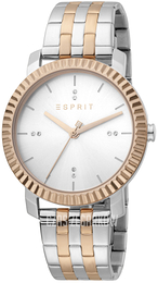 Esprit Menlo Srebrny/Stal w kolorze różowego złota Ø36 mm ES1L185M0095
