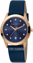 Esprit Daphne Niebieski/Skóra Ø34 mm ES1L197L0045