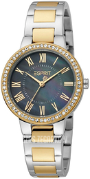 Esprit Czarny/Stal w odcieniu złota Ø32 mm ES1L228M1045