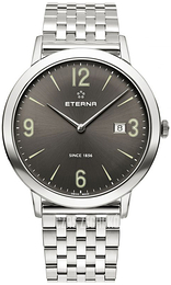 Eterna Eternity Szary/Stal Ø42 mm 2730.41.58.1746