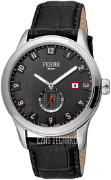 Ferrè Milano Silvio Czarny/Skóra Ø43 mm FM1G155L0021