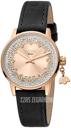 Ferrè Milano Różowe złoto/Skóra Ø32 mm FM1L103L0531