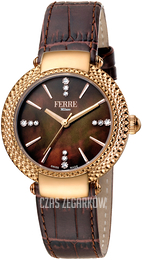 Ferrè Milano Brązowy/Skóra Ø34 mm FM1L105L0041