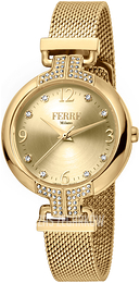 Ferrè Milano Żółte złoto/Stal w odcieniu złota Ø32 mm FM1L115M0061