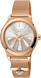 Ferrè Milano Venezia Srebrny/Stal w kolorze różowego złota Ø34 mm FM1L125M0071