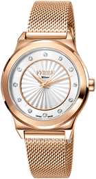 Ferrè Milano Srebrny/Stal w kolorze różowego złota Ø34 mm FM1L125M0261