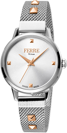 Ferrè Milano Srebrny/Stal w kolorze różowego złota Ø34 mm FM1L136M0051