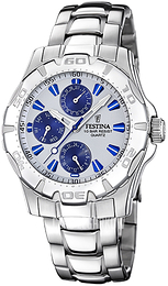 Festina Multifunction Srebrny/Stal Ø41 mm F16242-I