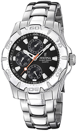 Festina Multifunction Czarny/Stal Ø40 mm F16242-L