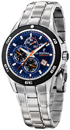 Festina Niebieski/Stal Ø42 mm F16296-2