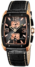 Festina Czarny/Skóra F16356-3