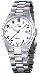 Festina Biały/Stal Ø40 mm F16374-1