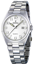 Festina Biały/Stal Ø40 mm F16374-6