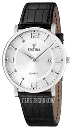 Festina Classic Srebrny/Skóra Ø40 mm F16476-3