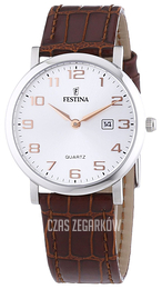 Festina Dress Srebrny/Skóra Ø31 mm F16477-2