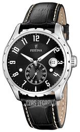 Festina Dress Czarny/Skóra Ø45 mm F16486-4