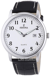 Festina Biały/Skóra Ø41 mm F16516-1