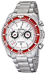Festina Biały/Stal Ø44 mm F16564-1