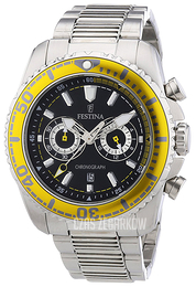 Festina Czarny/Stal Ø46 mm F16564-7