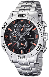 Festina Czarny/Stal Ø44 mm F16565-6