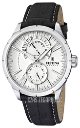 Festina Dress Srebrny/Skóra Ø46 mm F16573-1