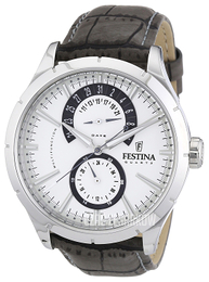 Festina Dress Biały/Skóra Ø45 mm F16573-2