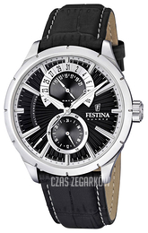 Festina Dress Czarny/Skóra Ø46 mm F16573-3