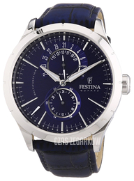 Festina Dress Niebieski/Skóra Ø43 mm F16573-7